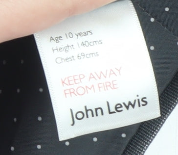 John Lewis Boys Grey Single Breasted Blazer 10 Years Regular Fit Formal Jacket