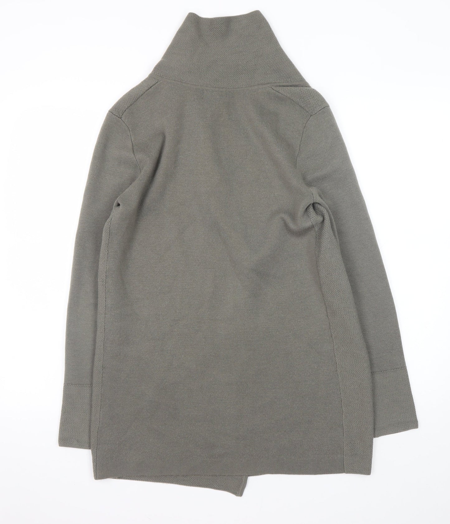 Jigsaw Women’s Grey Wool High Neck Cardigan Size S