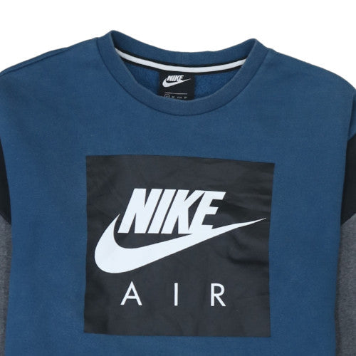Nike Men Blue XS Pullover Crew Neck Sweatshirt