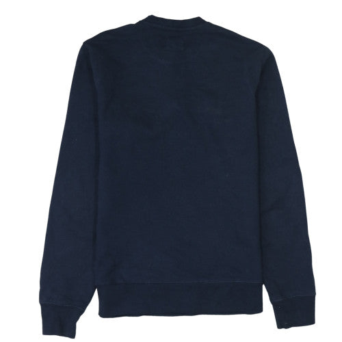 Champion Men's Blue Embroidered Logo Pullover Sweatshirt Size S