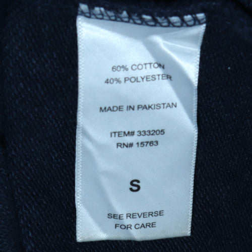 Champion Men's Blue Embroidered Logo Pullover Sweatshirt Size S