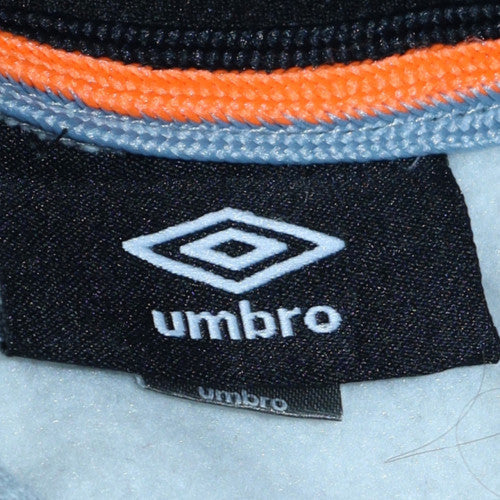 Umbro Boys Grey Hoodie Pullover Graphic Print Hooded Sweatshirt Size M