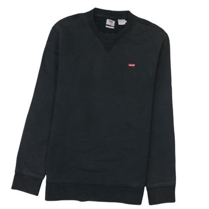 Levi's Men's Black Crew Neck Pullover Sweatshirt Size S