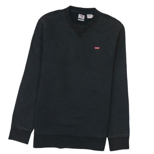 Levi's Men's Black Crew Neck Pullover Sweatshirt Size S