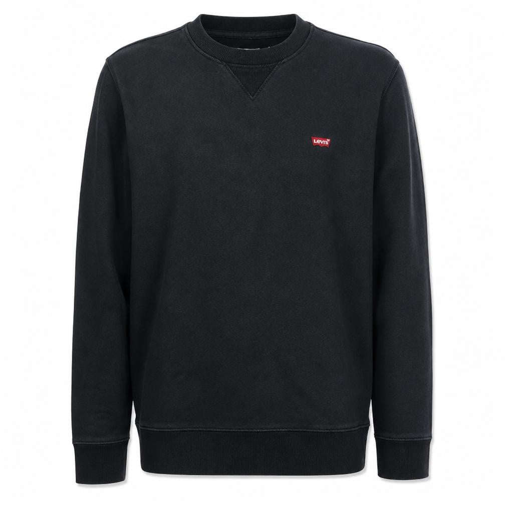 Levi's Men's Black Crew Neck Pullover Sweatshirt Size S