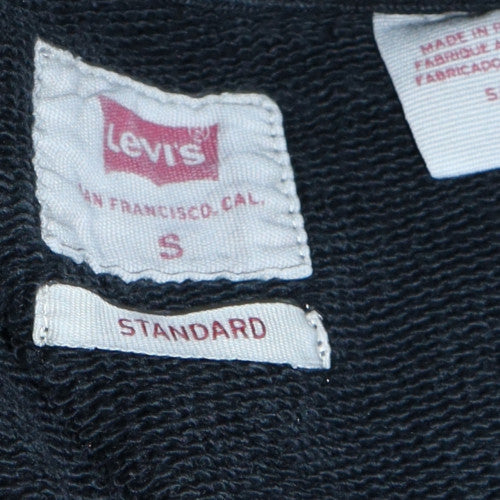 Levi's Men's Black Crew Neck Pullover Sweatshirt Size S