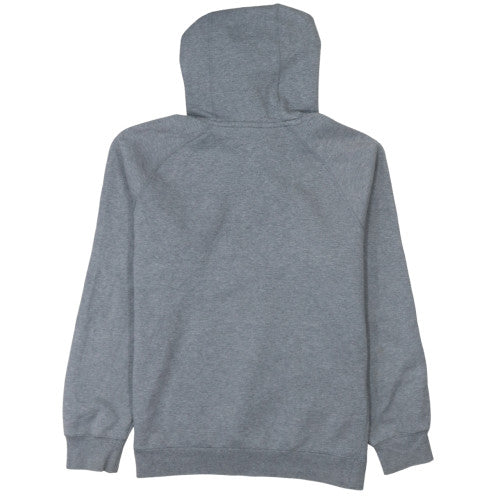 Nike Mens Grey Pullover Hoodie Medium with Logo Graphic