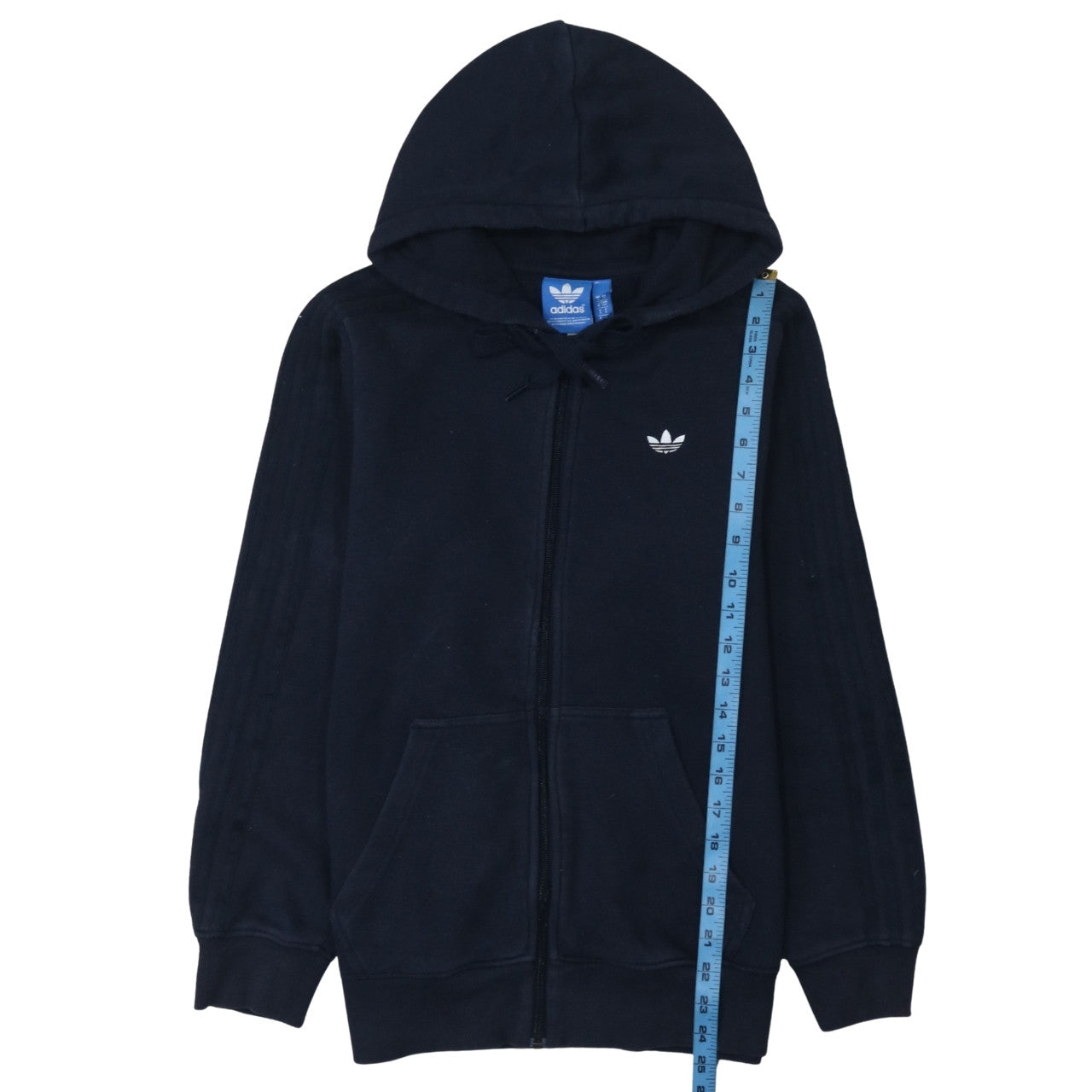 Adidas Men's Black Full Zip Hoodie Size S Classic Sportswear