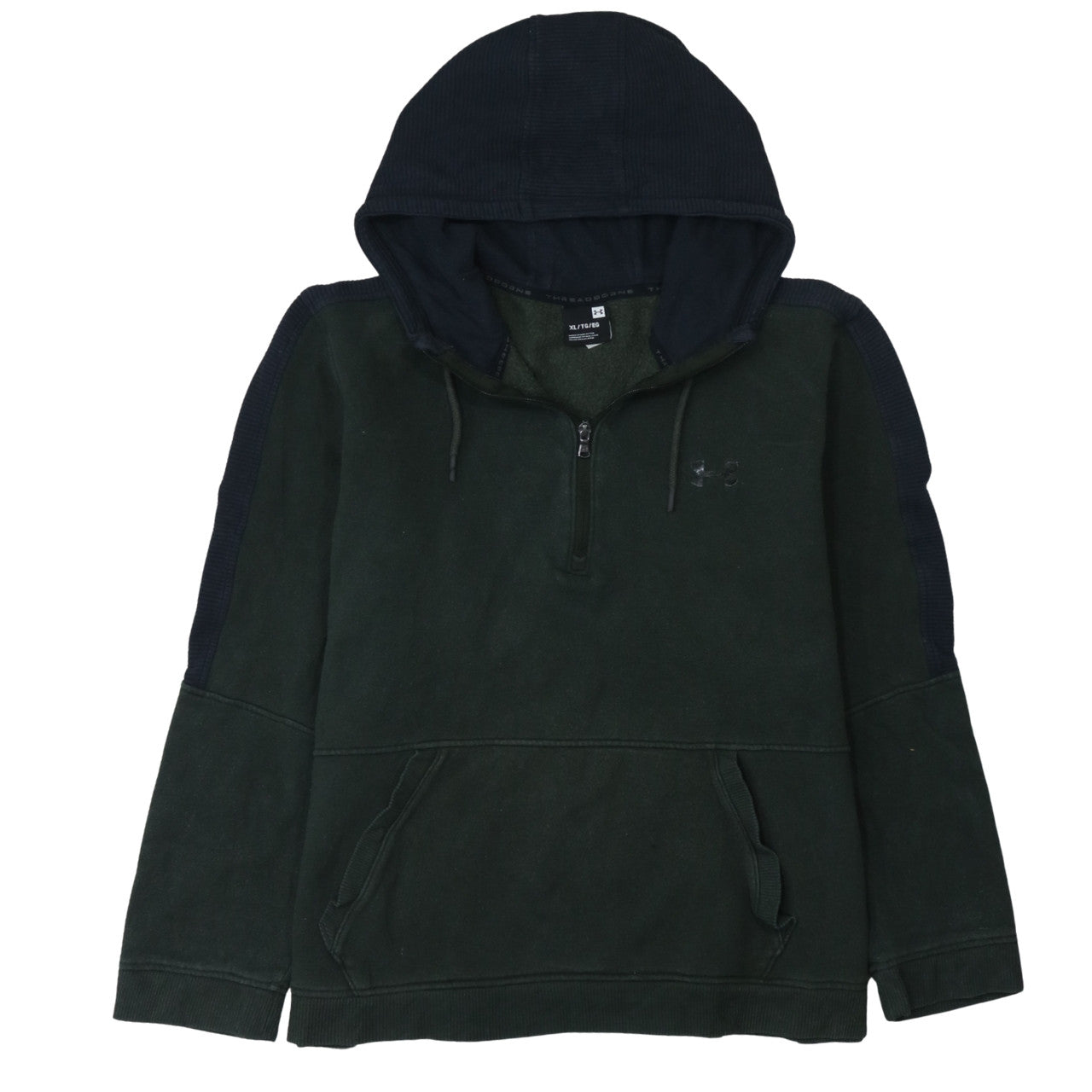 Under Armour Men's Green XL Half Zip Hoodie Fleece Pullover