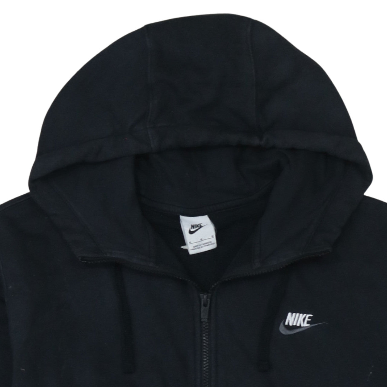 Nike Men's Black Full Zip Hoodie Size M Sports Fleece