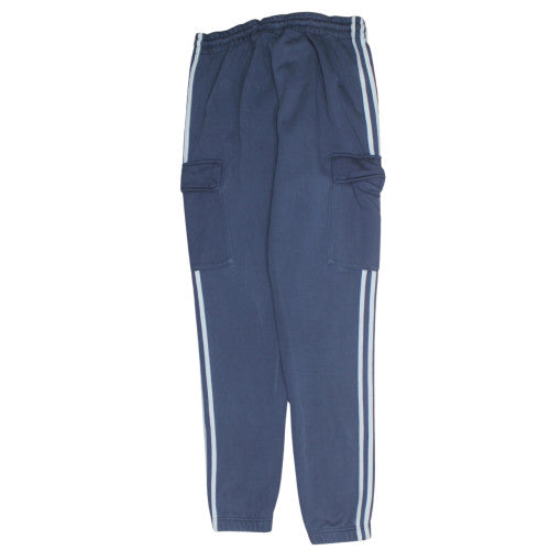 Adidas Men's Blue Cargo Jogger Trousers Size M Regular Fit