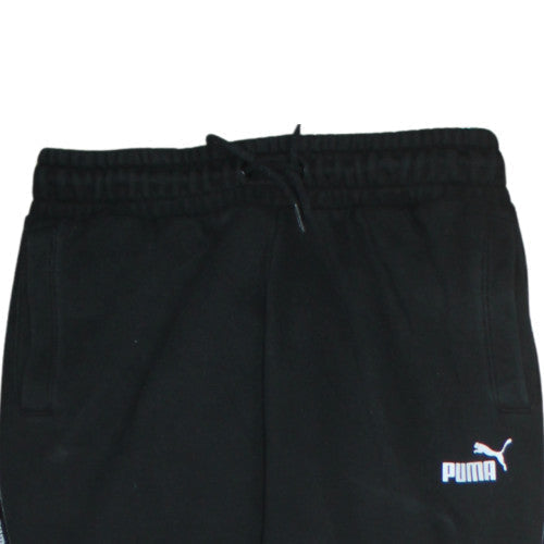 Puma Boys Black Jogger Trousers 13-14 Years Elastic Waist Sportswear