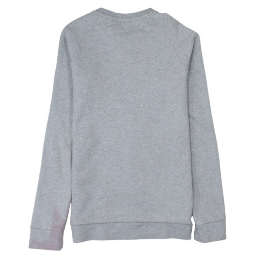 Adidas Mens Grey Pullover Sweatshirt XS Crew Neck Fleece