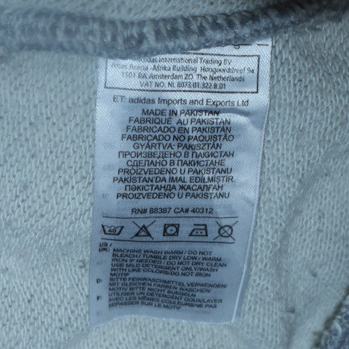 Adidas Mens Grey Pullover Sweatshirt XS Crew Neck Fleece