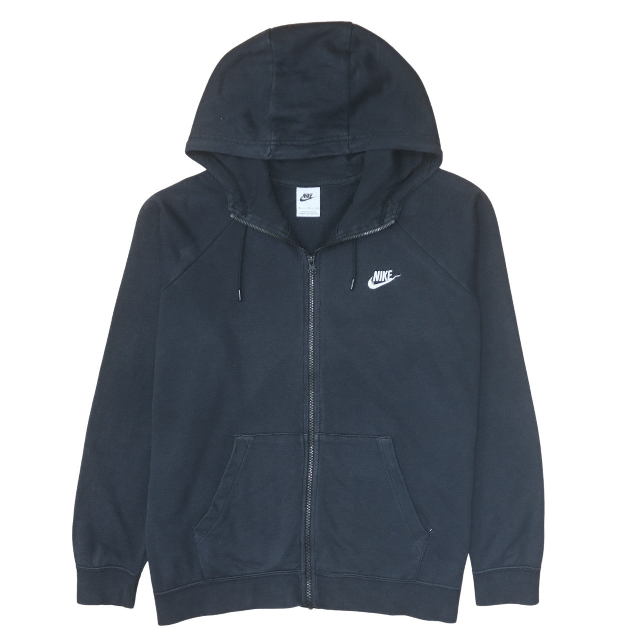 Nike Men's Black XL Full Zip Hoodie Fleece Sweatshirt