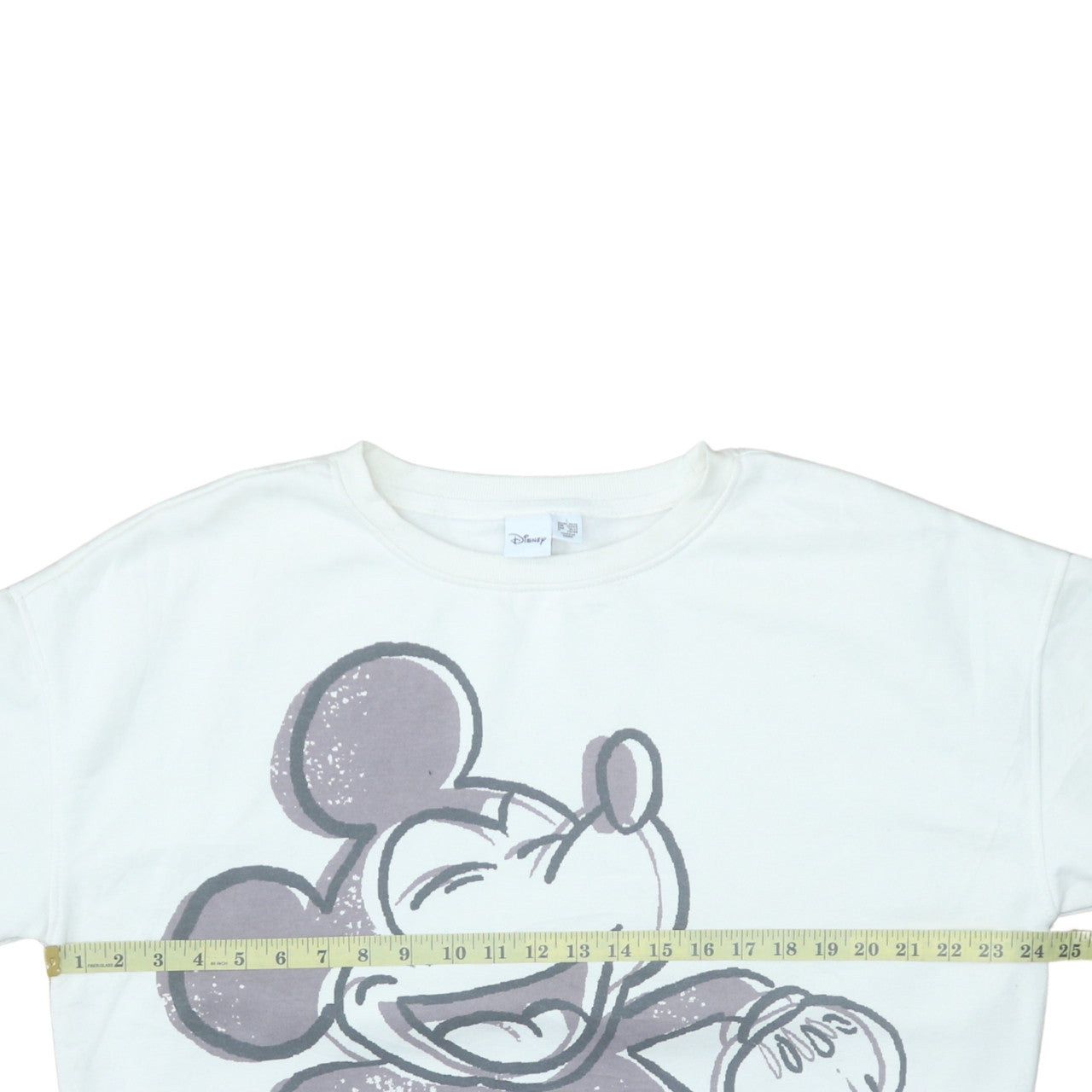 Disney Primark Women’s White Mickey Mouse Sweatshirt Size L 14/16