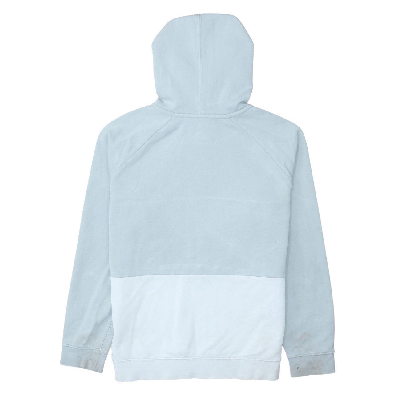 Nike Boys Grey Colourblock Pullover Hoodie XL Fleece Logo Print