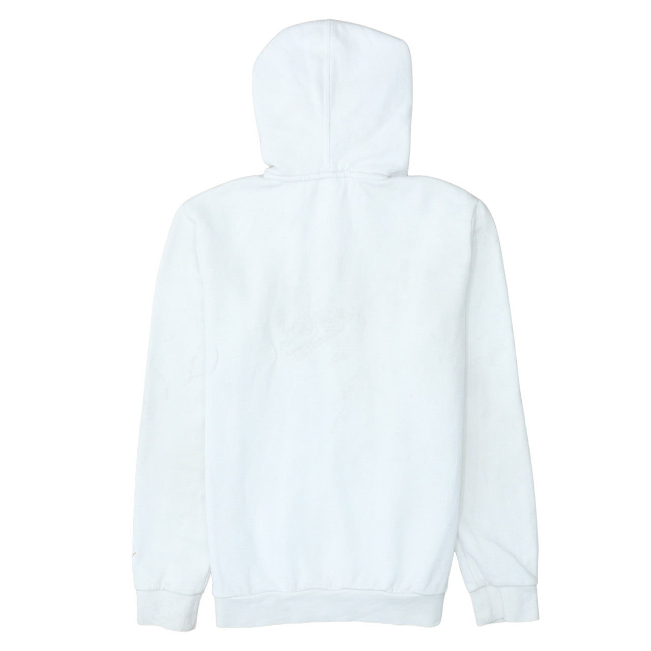 Puma Women White Pullover Hoodie Medium Cotton Blend Logo Design