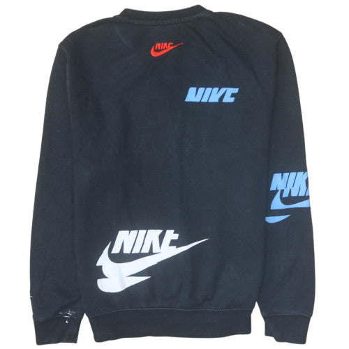 Nike Men's Black Small Pullover Graphic Sweatshirt