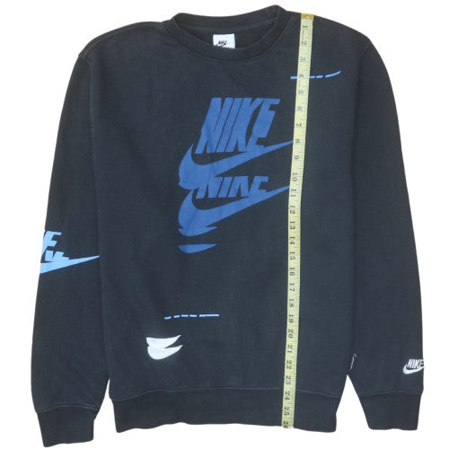 Nike Men's Black Small Pullover Graphic Sweatshirt