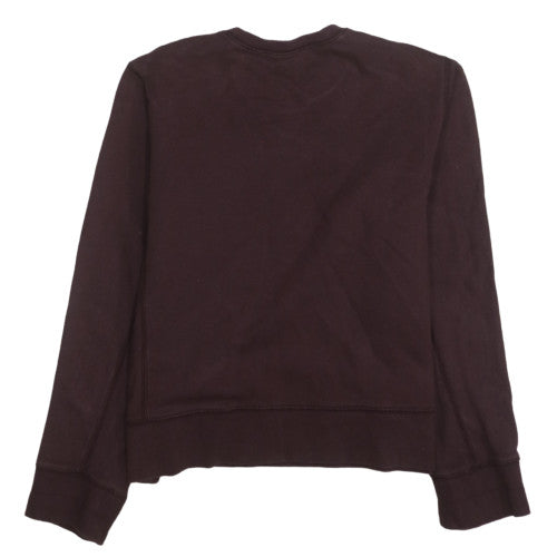 Adidas Women Brown Crew Neck Pullover Sweatshirt Size 12