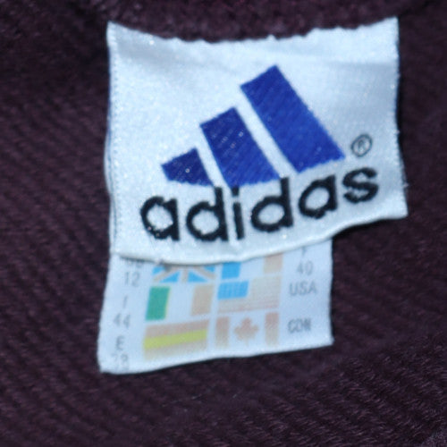 Adidas Women Brown Crew Neck Pullover Sweatshirt Size 12