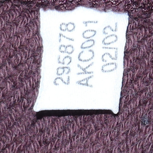 Adidas Women Brown Crew Neck Pullover Sweatshirt Size 12