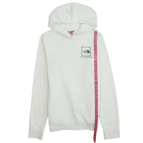 The North Face Boys White Pullover Hoodie XL Fleece Logo Sweatshirt
