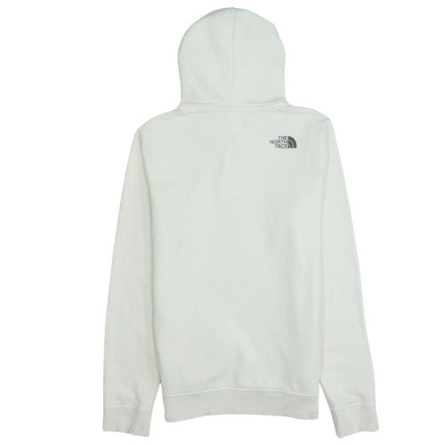 The North Face Boys White Pullover Hoodie XL Fleece Logo Sweatshirt