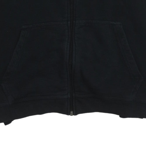 Nike Men's Black XL Full Zip Fleece Hoodie Sweatshirt