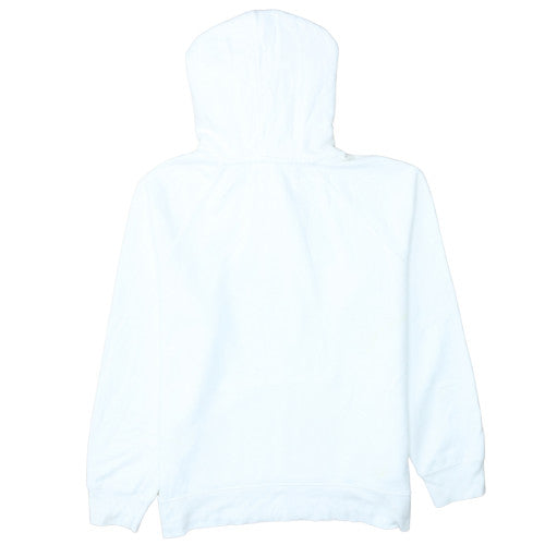 Levi's Men's White Pullover Hoodie M Logo Graphic Sweatshirt