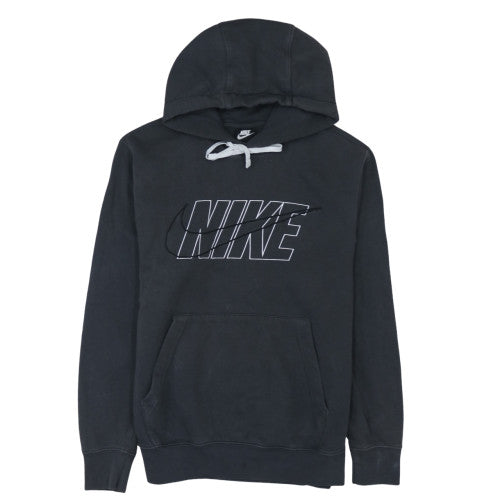 Nike Men's Black Pullover Hoodie Small Graphic Logo Sportswear