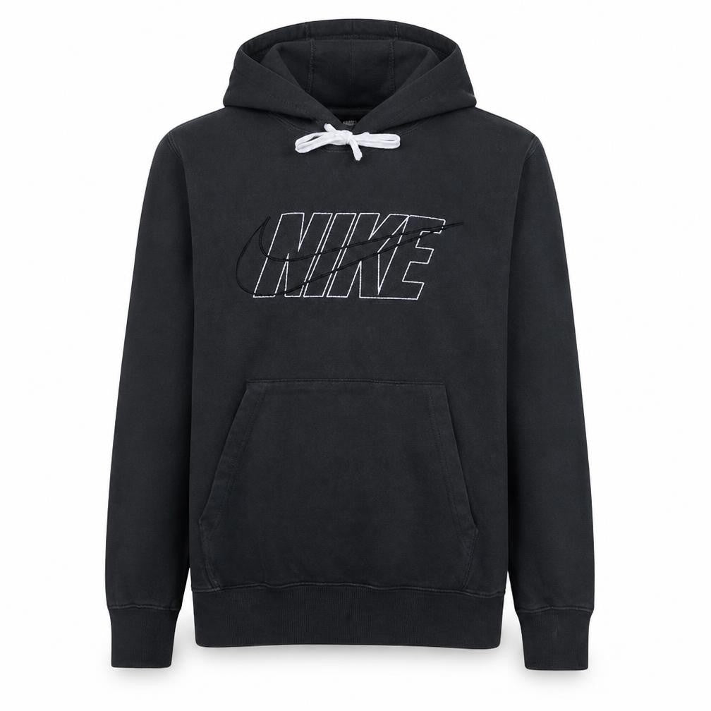 Nike Men's Black Pullover Hoodie Small Graphic Logo Sportswear