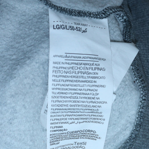 Under Armour Men Grey Pullover Hoodie L Loose Fit ColdGear