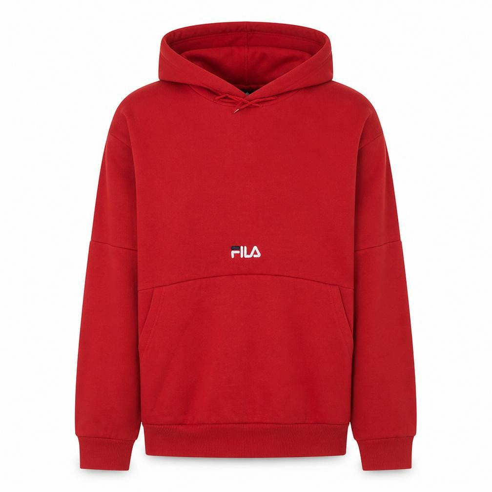 Fila Men's Red XL Pullover Hoodie Fleece Sports Sweatshirt