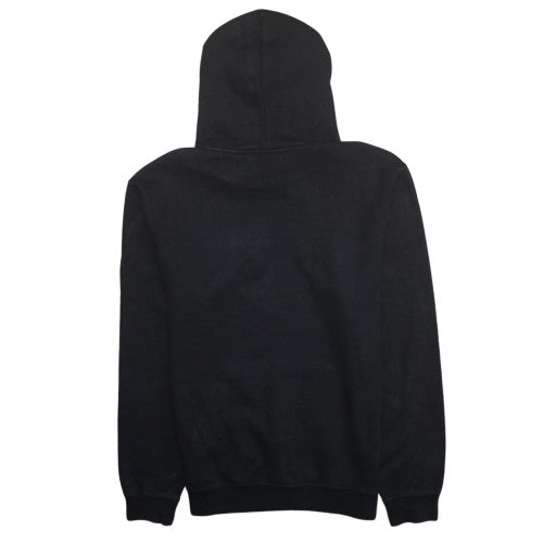 Champion Mens Black Pullover Hoodie L Regular Fit Logo Fleece