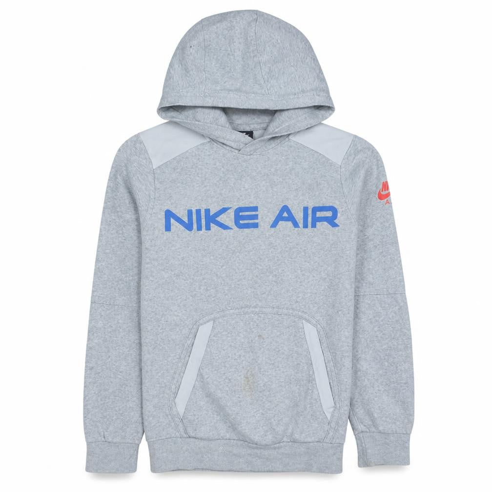 Nike Mens Grey XS Pullover Hoodie with Logo Graphic Print