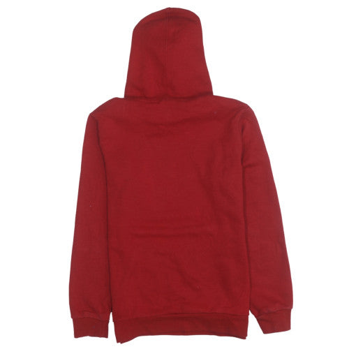 Champion Boys Red Pullover Hoodie 13-14 Years Logo Graphic Fleece
