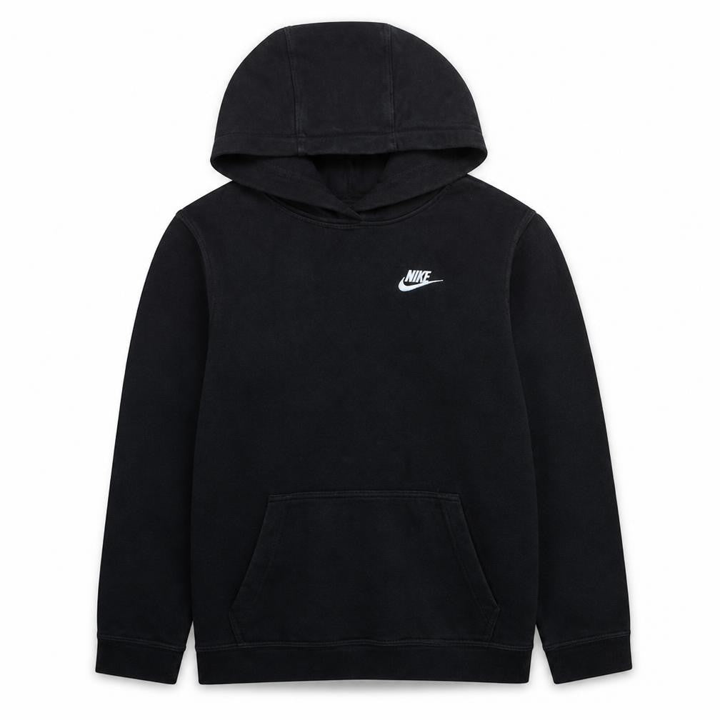 Nike Boys Black Pullover Hoodie XL (158-170cm) Fleece Sportswear