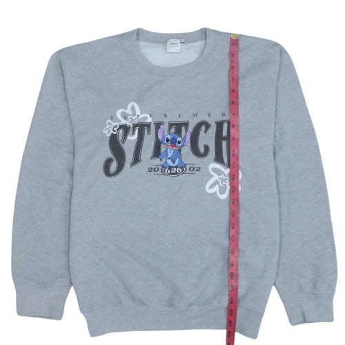 Disney x Skinnydip Women’s Grey Stitch Pullover Sweatshirt Size S