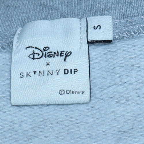 Disney x Skinnydip Women’s Grey Stitch Pullover Sweatshirt Size S