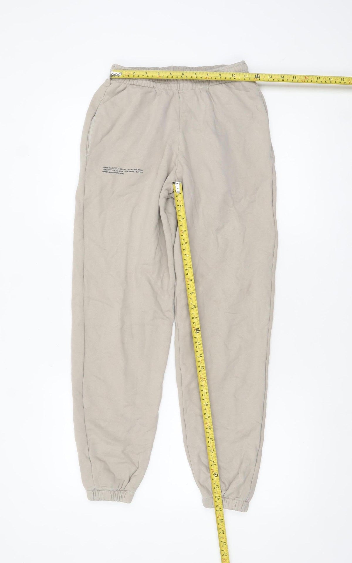Pangaia Womens Beige 2XS Jogger Trousers 100% Organic Cotton