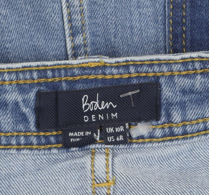 Boden Women’s Blue Denim Straight Skirt Size 10 Knee Length