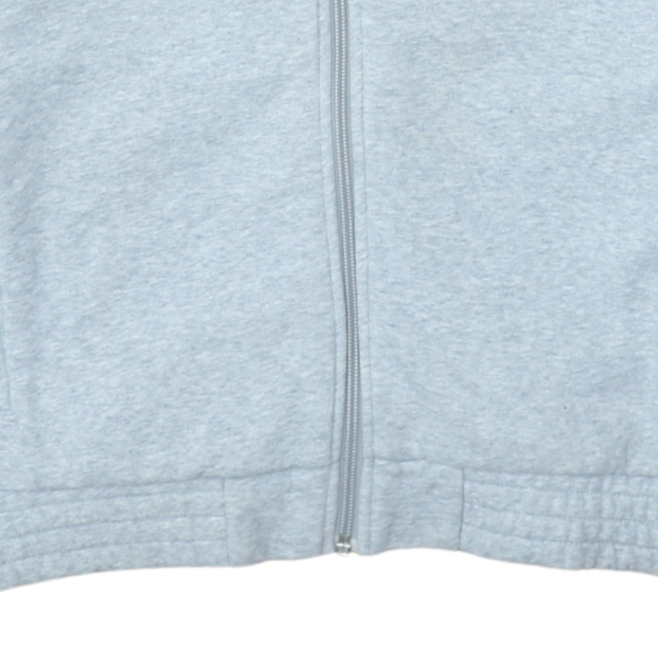 Adidas Men's Grey Full Zip Hoodie M Sportswear Fleece Jacket