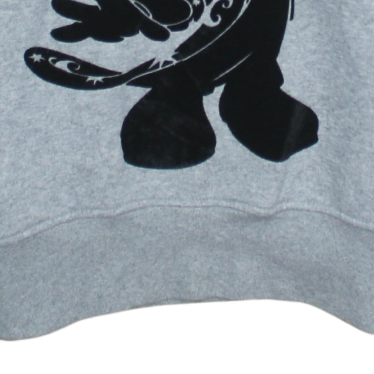 Disney Women’s Grey Hoodie Small Pullover Mickey Sorcerer Graphic Sweatshirt