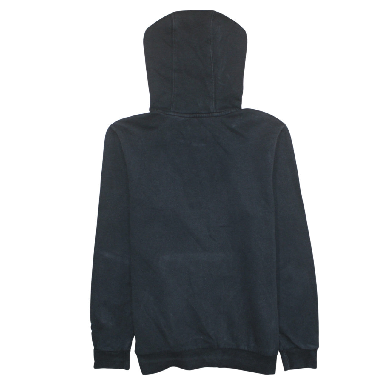 Adidas Boys Black Multicolour Logo Pullover Hoodie 13-14 Years Cotton Blend