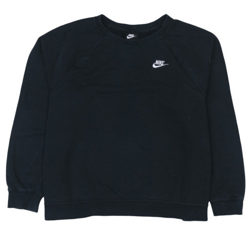 Nike Men's Black XL Pullover Fleece Sweatshirt Crew Neck Sportswear
