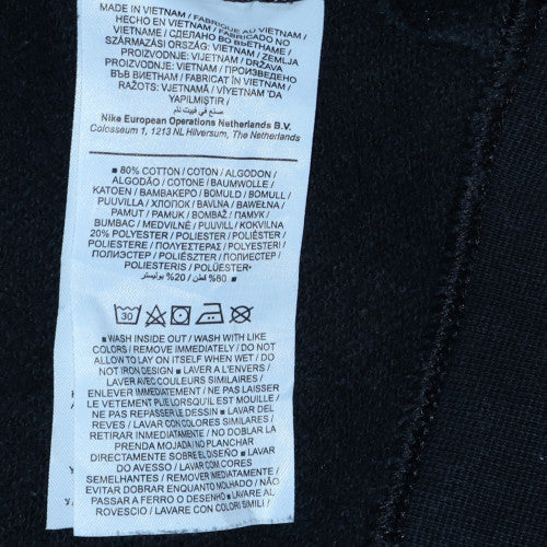 Nike Men's Black XL Pullover Fleece Sweatshirt Crew Neck Sportswear
