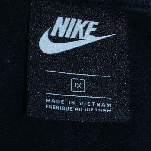 Nike Men's Black XL Pullover Fleece Sweatshirt Crew Neck Sportswear