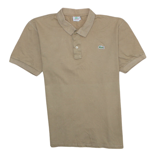 Lacoste Men’s Beige 2XL Short Sleeve Cotton Stretch Polo Shirt